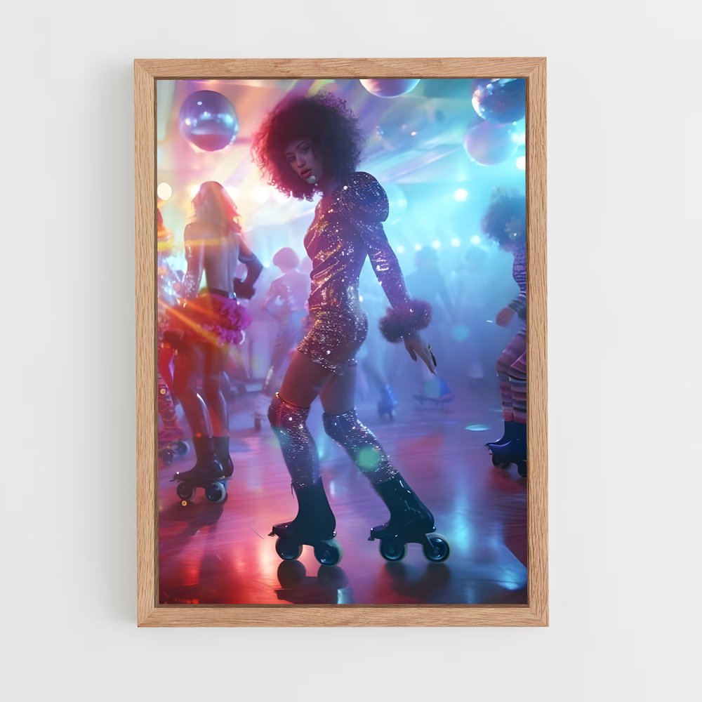 Poster Disco Fever Roller (vue 4)